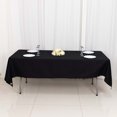 thumbnail image 2 of Efavormart 60x102" Rectangle Tablelinens Commercial grade 100% Cotton Tablecloth For Wedding Party Home Decor - Black, 2 of 11