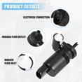 thumbnail image 3 of Limpiaparabrisas Motor Bomba para Chrysler Aspen - 1uds Negro, 3 of 6