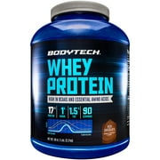 BodyTech Whey Protein - With 17 Grams of Protein per Serving Ideal for Post-Workout Muscle Building, Contains Milk & Soy - Rich Chocolate (5 Pound)