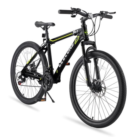 Vebreda 24 Inch 21 Speed Mountain Bike Boys Girls with Daul Disc Brakes and Front Suspension MTB