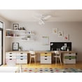 thumbnail image 2 of AirPro 52 in. White 5-Blade AC Motor Ceiling Fan with Light, 2 of 11