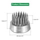 thumbnail image 2 of Uxcell 2Pcs Florero de Espinas, Floreros Florales Redondos de Acero Inoxidable, Herramienta Fija para Arreglos Florales (Plata, 0.1"), 2 of 4