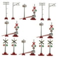 thumbnail image 6 of WRITWAA Assorted Color Model Train Accessories, Realistic Station, Traffic Signals, Durable Materials, 2Sets, 6 of 8