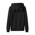 thumbnail image 7 of enyan Tween Girl Hoodie Zip Up 5-14T Kids Long Sleeve Zipper Cute Cat Hood Sweatshirt with Pocket Black,9-10 Years, 7 of 7