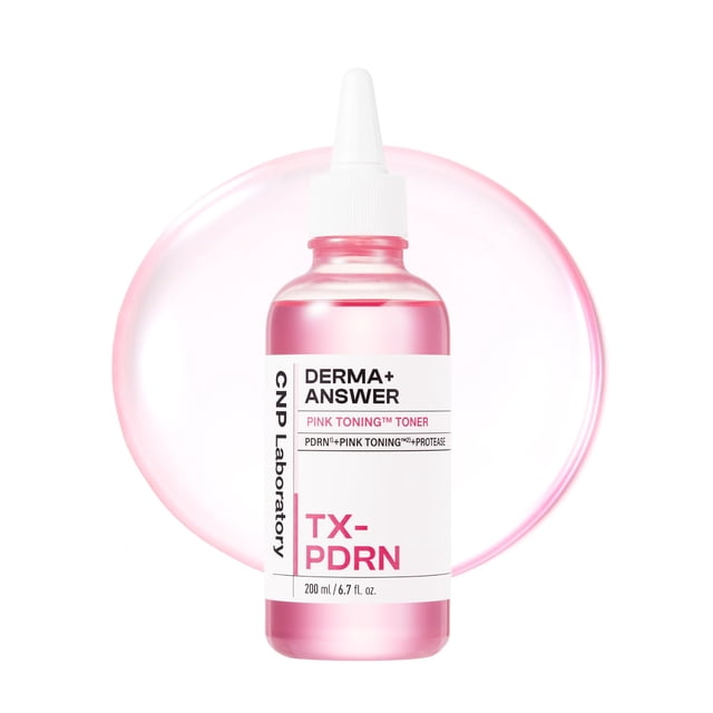 Tónico CNP Pink Toning™ PDRN + Ácido Tranexámico 200 mL Glass Skin
