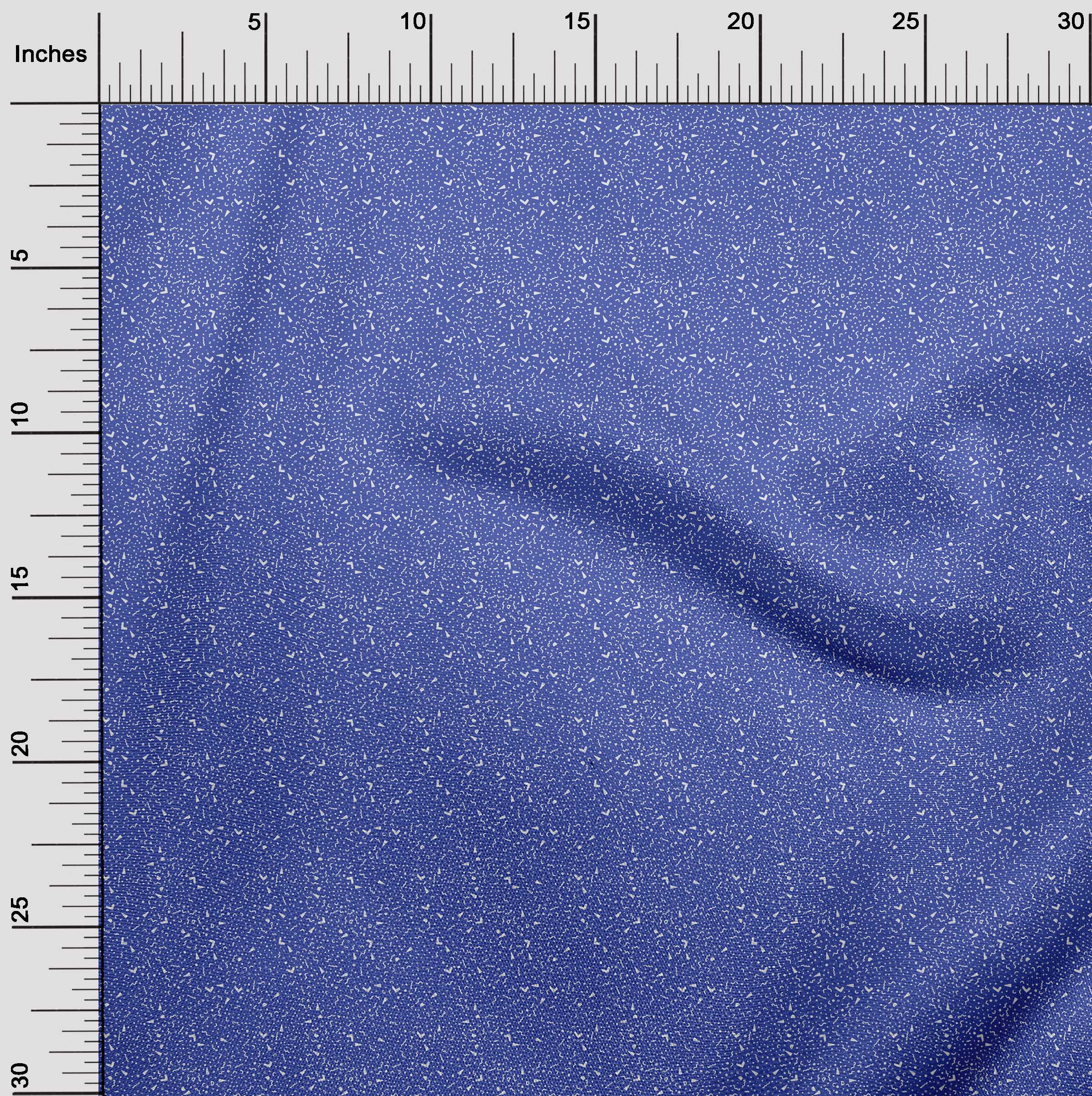 oneOone Cotton Poplin Medium Blue Fabric Christmas Craft Projects Decor Fabric Printed By The Yard 56 Inch Wide