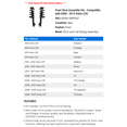thumbnail image 2 of Front Strut Assembly Set - Compatible with 2008 - 2013 Volvo C30 2009 2010 2011 2012, 2 of 2