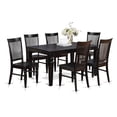 thumbnail image 2 of East West Furniture Weston 7 Piece Thin Slat Back Dining Table Set, 2 of 2