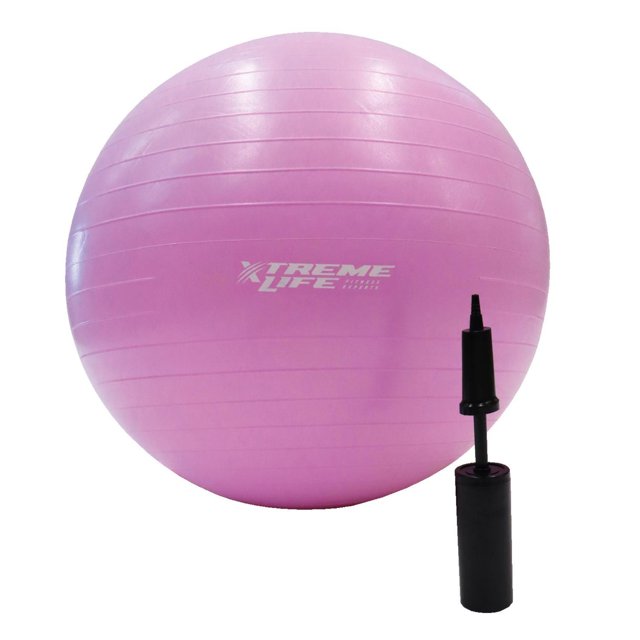 Pelota Pilates Yoga Xtreme Life DPPYPY220001 75cm Rosa Hasta 300 Kilos