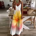 thumbnail image 4 of Flower Sleeveless Dress Loose Women's Dress Dresses Luxury Evening Dresses, 4 of 9