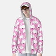 thumbnail image 3 of Picia Beautiful Swans Women's Men's UPF 50+ Sun Protection Hoodie Shirt Long Sleeve SPF Fishing Outdoor UV Hiking Lightweight Shirts-Small, 3 of 9