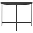 thumbnail image 2 of vidaXL Garden Table Black 100x50x75 cm Poly Rattan, 2 of 4