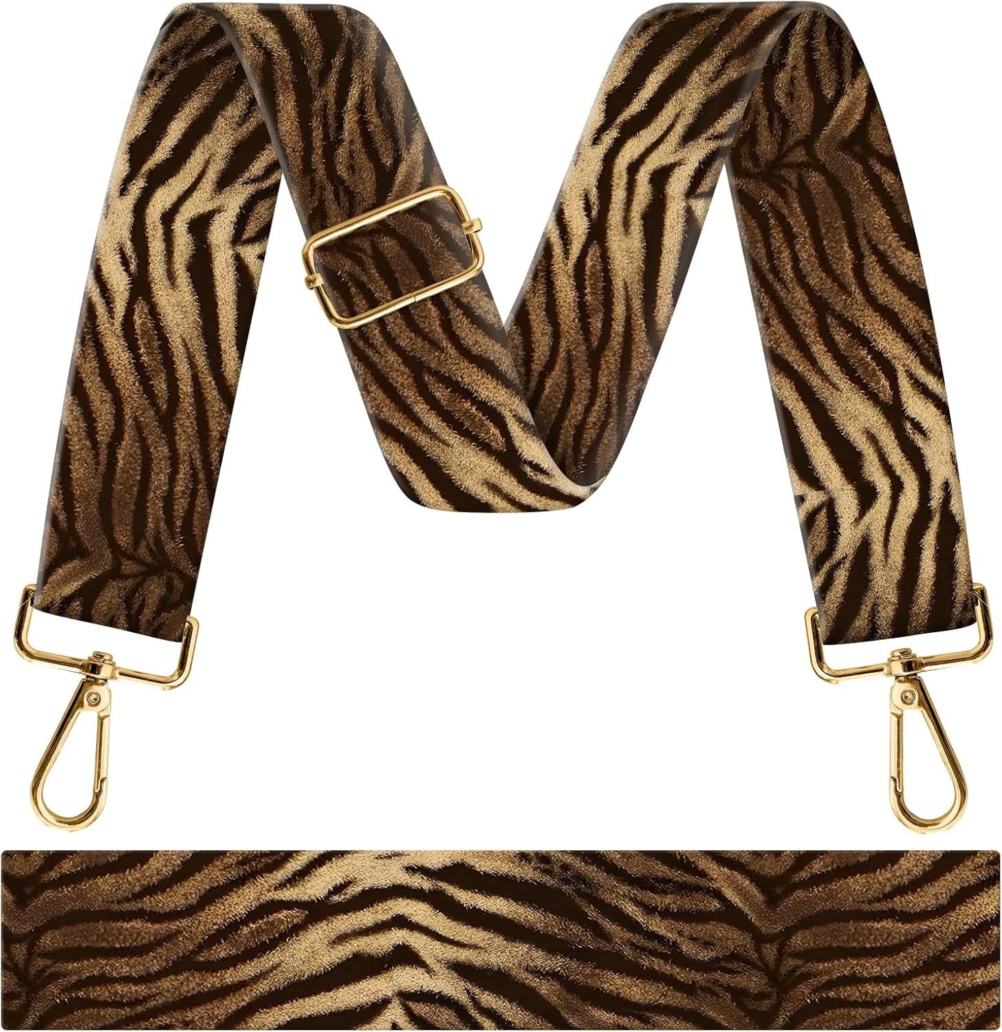 Purse Strap Replacement Crossbody 1.5" Wide Bag Strap, Adjustable  Straps for Women Handbags Black  Leopard