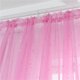 thumbnail image 4 of Cortina Deco de tul con estampado de estrellas de ventana Sheer Purdah para sala de estar (rosa) Ehuebsd Libre de BPA, 4 of 9
