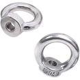 thumbnail image 4 of Eyebolts 16 pcs Tuercas de ojo de elevación M5 Tuercas de anillo roscadas hembra Tuercas de anillo roscadas hembra Tuercas de anillo roscadas hembra de acero inoxidable Hardware de anillo para accesorios de cuerda Vhermosa BST3082221, 4 of 5