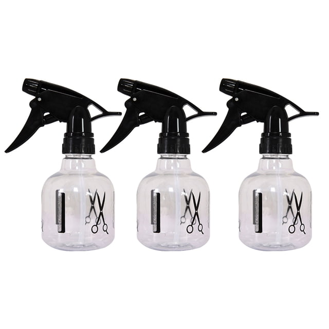 Shisuyan 3PCS Empty Spray Bottles Multi-purpose Sprayer Bottle Plastic Household Scissors Spray Bottle Portable Hairdressing Spray Bottle Creative Flower Spray Bottle for Home Store Use