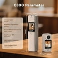 thumbnail image 6 of SJCAM C300 Vlogging Combo, 4K Pocket Action Camera,7Hour Power,6-Axis Stabilization,Dual-Touch Screen 154° Wide FOV Video Body Camera,Waterproof,for Vlogging YouTube Creators,White, 6 of 9