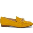 thumbnail image 3 of Louise et Cie BRONE Slip-on Loafers Flat Loafer MARIGOLD Yellow Chain Moccasin (MARIGOLD, 6), 3 of 6