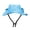 Blue, variant on Purple Purple Adjustable Fisherman Sun Hat For Dogs And Cats With Ear Holes Breathable Outdoor Material