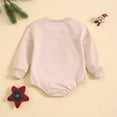 thumbnail image 4 of Youmylove Boys Girls Christmas Long Sleeve Letter Printed Pullover Romper Sweatshirt Bodysuits Toddler Jumpsuits Clothing Playwear, 4 of 6