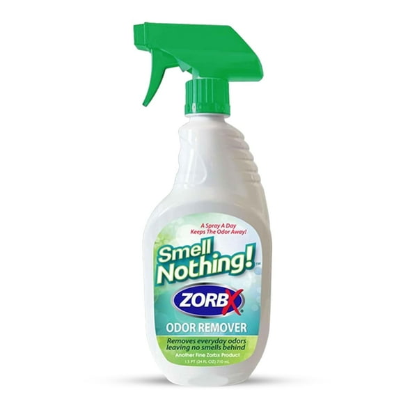 ZORBX Unscented Odor Remover Spray 24 oz - Strong Odor Absorber For Couch, Car, Carpet, Diaper Pail Smells Neutralizer & More