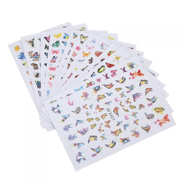 AMONIDA Nail Art Stickers, Temporary Practical Manicure Decor, Home Use  Beauty Salon For Nails 