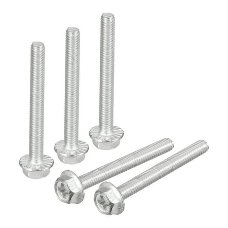 

M4x40mm Phillips Hex Head Flange Bolts 30 Pack 304 Stainless Steel Screws