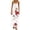 Red, variant on Summer Printed Loose Casual Sleeveless Spaghetti Strap Adjustable Buckle Round Neck Ruffled Long Beach Vacation Dress for Women Loose Crew Neck Red, S