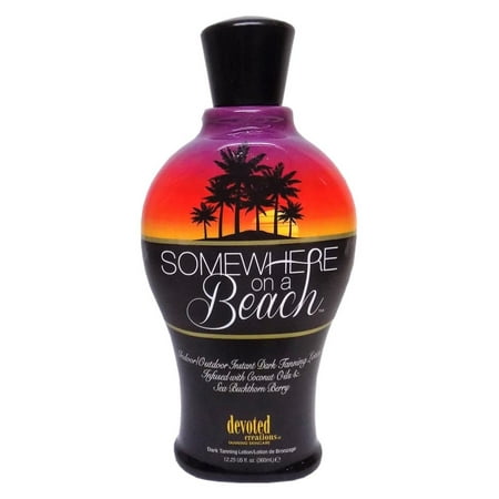Somewhere on a Beach Indoor Outdoor Instant Dark Tanning Lotion 12.25