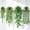 Black Pots-4pcs Green, variant on 4Pcs Fake Plants Hanging Artificial Ivy Vine Faux Eucalyptus Hanging Plants, Boston Fern, String of Pearls for Living Room Aesthetic Bedroom Boho Kitche Wall Shelf Indoor Outdoor Decor