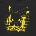 thumbnail image 2 of Men's Pokemon Pikachu Mural Long Sleeve Shirt Black Large, 2 of 4