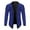 Blue Tops for Men, variant on IYTR Men's Fahsion Sequin Blazer Jacket Party Club Wear Dinner Show Host Costume Tops Coat Gold XL