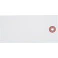 thumbnail image 2 of Brock Blank White Polyart Tags 4 3/4 Inch x 2 3/8 Inch With Reinforced Metal Eyelet Includes Wire-Brock Ballpoint Pen-Brockmark Marker 1000 Tags/Box, 2 of 9