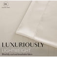 thumbnail image 3 of y Queen Sheet Set - 6 Piece Set Including 4 Pillowcases - Deep Pockets - Breathable, Soft Bed Sheets - Wrinkle Free - Machine Washable - Cream Sheets for Queen Size Bed - 6 pc, 3 of 5