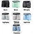 thumbnail image 4 of 2023 New Upgrade Men's Ice Silk Underwear Breathable Soft Ultra-thin Mesh Boxer Briefs gray L, 4 of 5