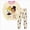 A43-Yellow, variant on Boys Pajama Set Soft Kids Sleepwear Long Sleeve Tops & Pants Warm Boys PJs 6-12 Months 12-24 Months 2t 3t 4t 5t 6t 7t 8t 9t Children(Beige,1-2 Years)