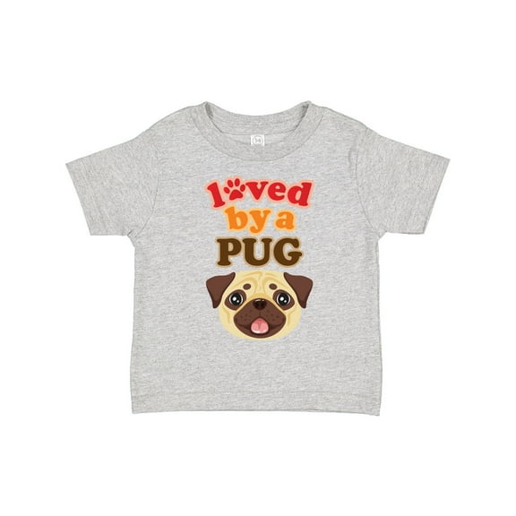 Inktastic Pug Dog Loved by a Pug Boys or Girls Toddler T-Shirt