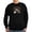 Black, variant on CafePress - Modern Horse Brown Leather Texture Sweatshirt - Classic Crew Neck Sweatshirt