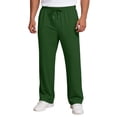 thumbnail image 6 of Mens Baggy Sweatpants Wide Leg Loose Fit Sweat Pants with Pockets for Casual Lounge Green 3XL, 6 of 7