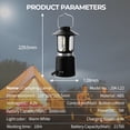 thumbnail image 3 of TOHETO LED Camping Light, Telescopic Hiking LED Light, 8000mAh Rechargeable Outdoor Camping Lantern, Waterproof Tent Light for Camping Garden Tent Hiking Climbing, 3 of 12