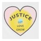 thumbnail image 3 of Playera Para Niña Justice Manga Corta Estampado Corazon Blanco Talla 4, 3 of 3