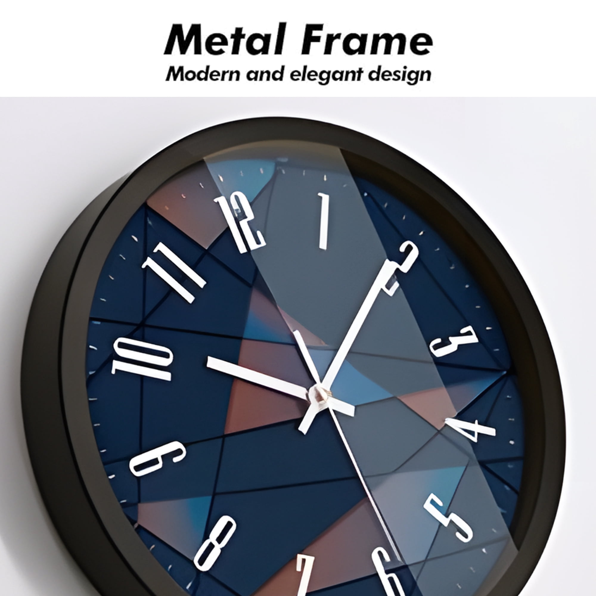 CozySound Wall Clock Silent Non Ticking 12 Inch for Home/Kitchen/Office/Classroom/School Clocks