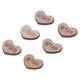 thumbnail image 5 of Heart Confetti, Wood Confetti 400 Pcs Engraving Pattern For Scrapbook ANGGREK Otros, 5 of 8