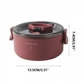 thumbnail image 3 of ACDANC 2026 New Microwave Ramen Bowl Microwavable Instant Noodle Bowl Large Soup Bowls Dishwasher Safe Soup Cups with Lids Cooking Soup Mug for Cereal Food Container Microwavable Bowls with Lids, 3 of 7