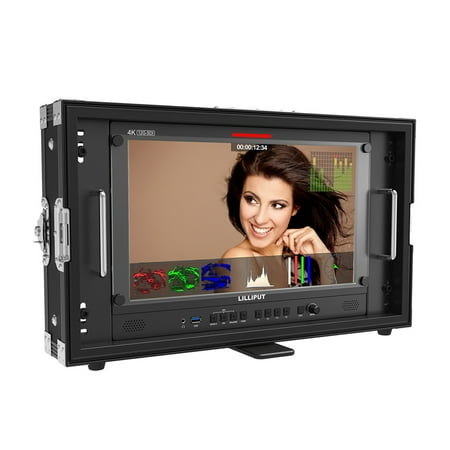 UPC: 6950821601853 | LILLIPUT 15.6  Q15-VBP with Carry-on case 12G-SDI HDMI 2.0 in&Out Broadcast Production Studio Monitor 12G-SFP Fiber Optic Input Connection HDR & 3D-LUT with V Mount Battery Plate