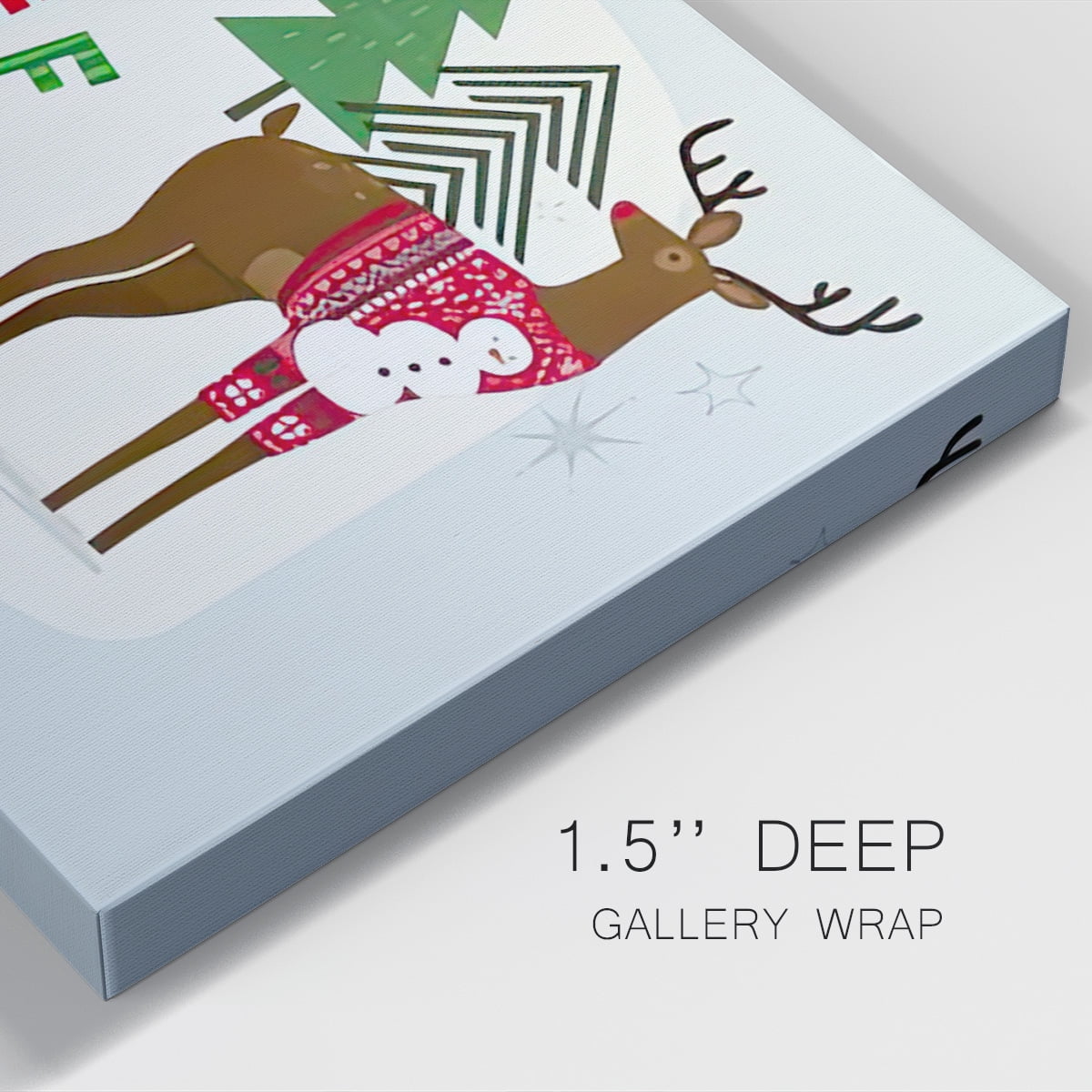 Santa's Foodtruck Collection D- Gallery Wrapped Canvas
