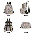 thumbnail image 4 of FORMRS Mini Backpack Purse for Women Travel Daypack Casual Shoulder Bag, Purple Floral Pattern, 4 of 7
