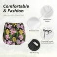 thumbnail image 6 of Haiem Colorful Roses Women's 2 in 1 Running Shorts - Lightweight Athletic Workout Gym Yoga Breathable Sports Shorts Liner with Phone Pockets-XX-Large, 6 of 9