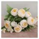 thumbnail image 1 of 1 ramo de 12 cabezas de Flores artificiales de peonía, rosa de té, Camelia, Flores falsas de seda for decoración DIY de hogar, jardín y boda, 1 of 9