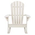 thumbnail image 4 of SAFAVIEH Outdoor Collection Brizio Adirondack Rocking Chair White, 4 of 7